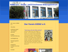 Tablet Screenshot of kiebiz-undorf.de
